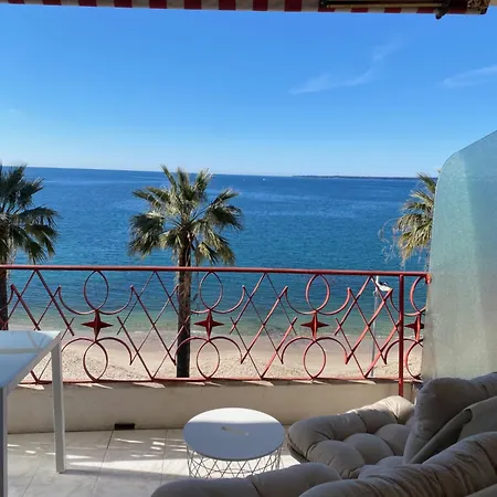 Апартаменти Beau Front De Juan Les Pins Vue Exceptionnelle Антіб
